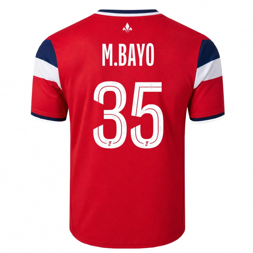 Danxen Kid Mohamed Bayo #35 Red White Royal Blue Home Jersey 2026/27 T-Shirt