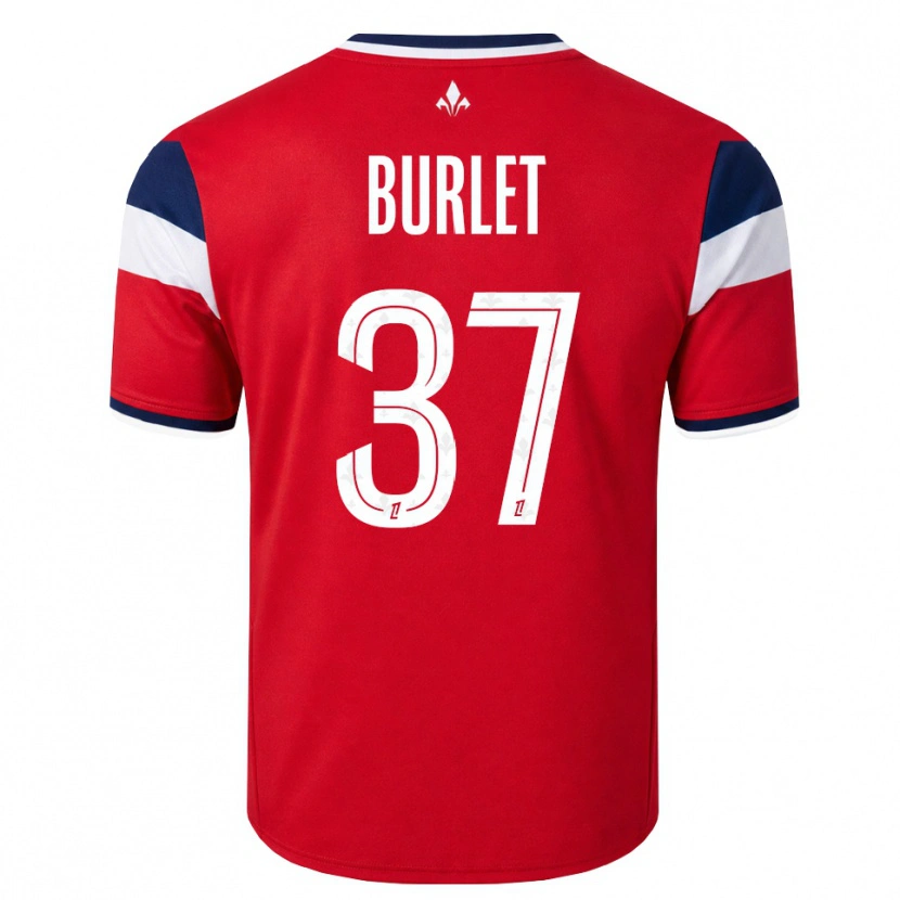 Danxen Kid Vincent Burlet #37 Red White Royal Blue Home Jersey 2026/27 T-Shirt