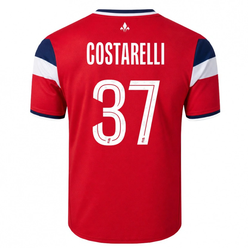 Danxen Kid Morgan Costarelli #37 Red White Royal Blue Home Jersey 2026/27 T-Shirt