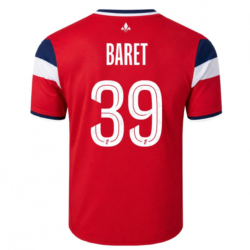 Danxen Kid Lilian Baret #39 Red White Royal Blue Home Jersey 2026/27 T-Shirt
