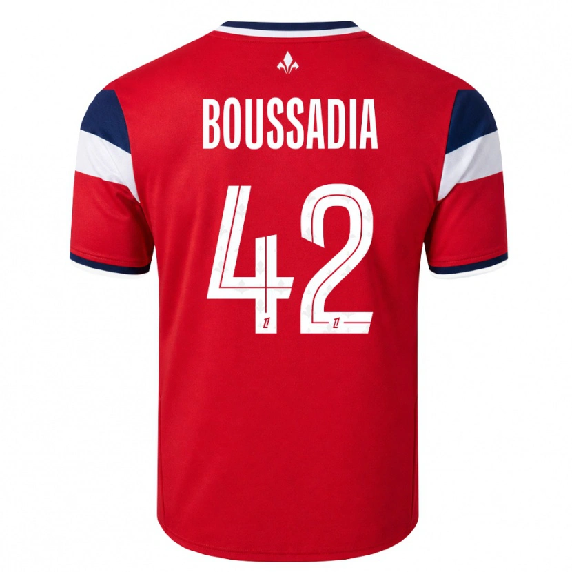 Danxen Kid Saad Boussadia #42 Red White Royal Blue Home Jersey 2026/27 T-Shirt