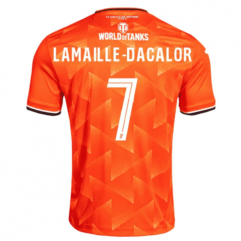 Danxen Kid Olan Lamaille-Dacalor #7 Orange White Black Home Jersey 2026/27 T-Shirt