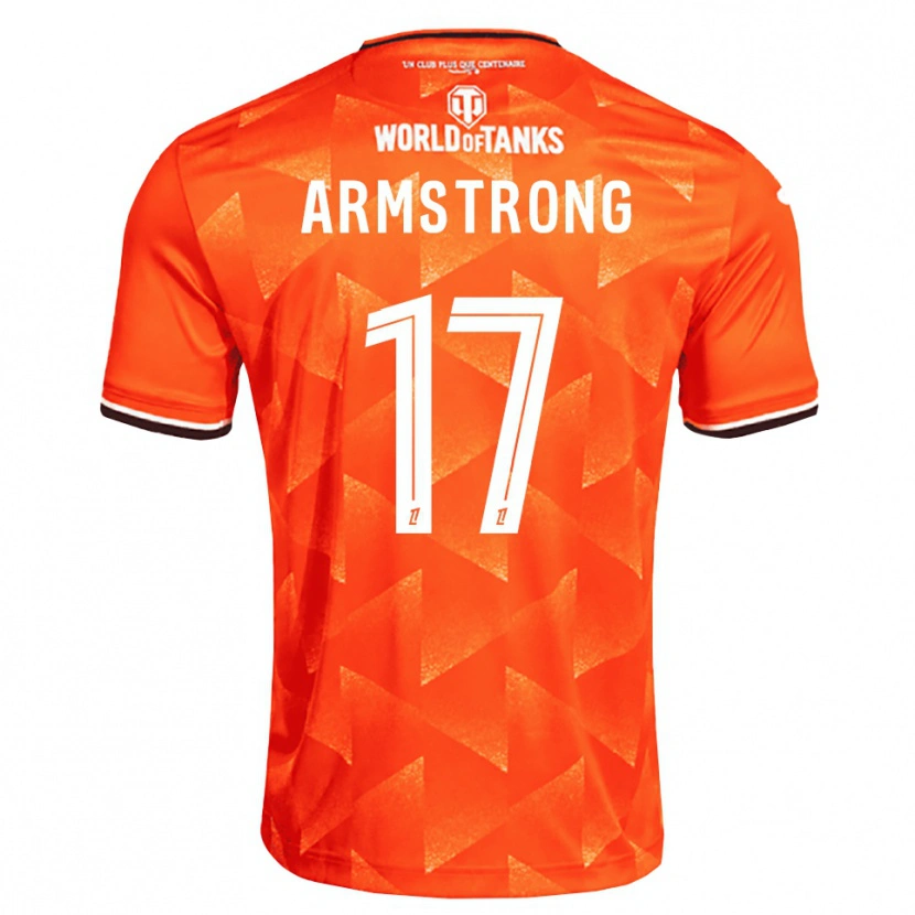 Danxen Kid Desmond Armstrong #17 Orange White Black Home Jersey 2026/27 T-Shirt