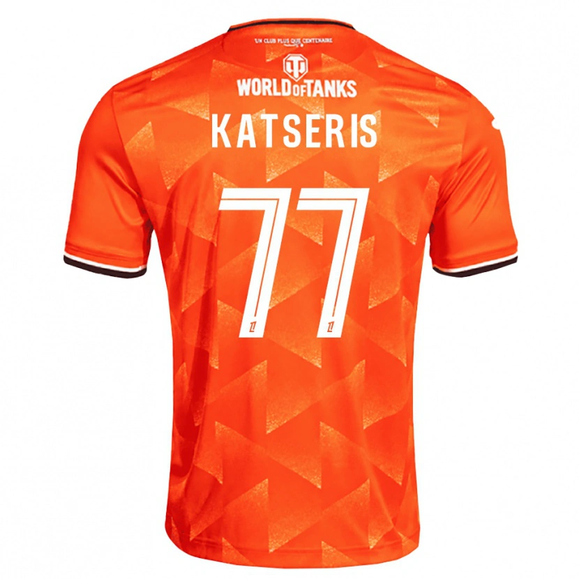 Danxen Kid Panos Katseris #77 Orange White Black Home Jersey 2026/27 T-Shirt