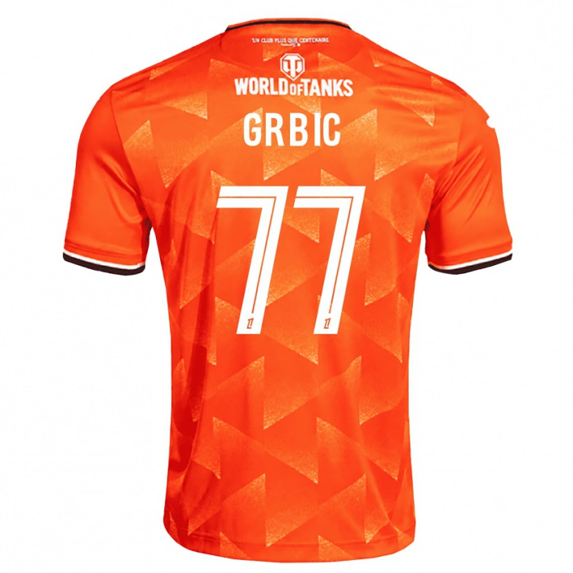 Danxen Kid Adrian Grbic #77 Orange White Black Home Jersey 2026/27 T-Shirt