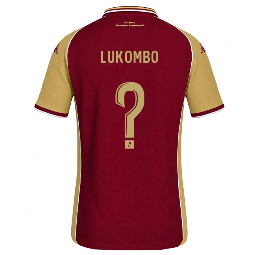 Danxen Kid Joseph Lukombo #0 Goldenrod Dark Red Home Jersey 2026/27 T-Shirt