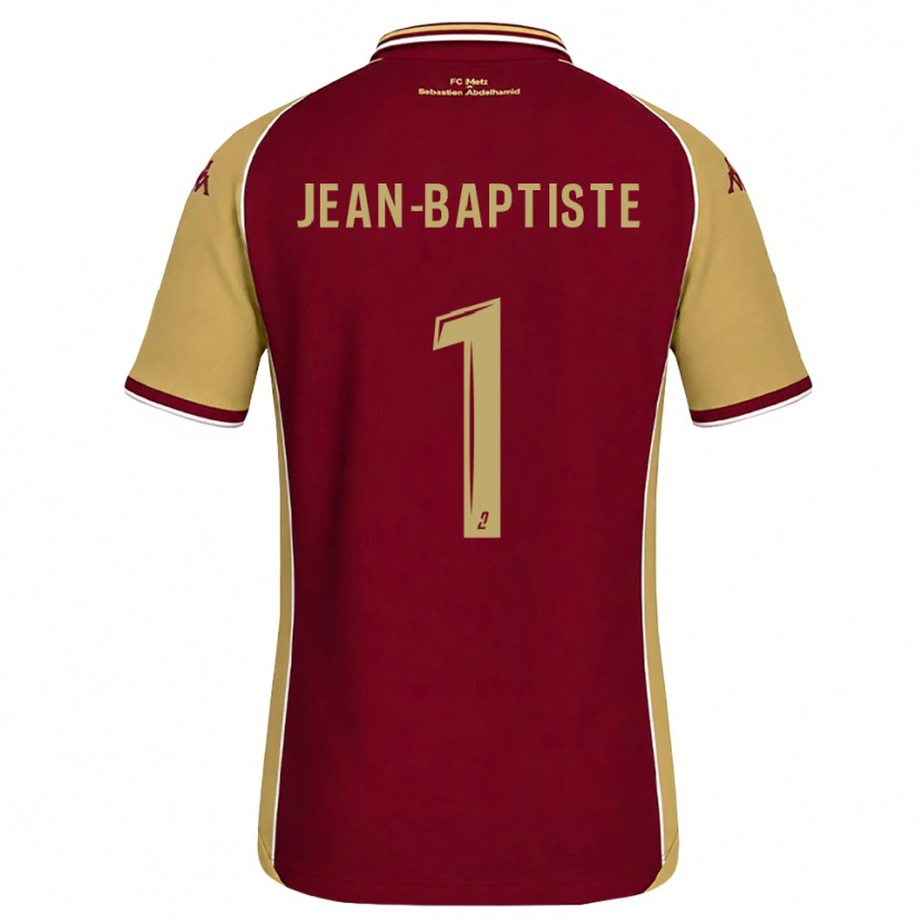 Danxen Kid Romain Jean-Baptiste #1 Goldenrod Dark Red Home Jersey 2026/27 T-Shirt