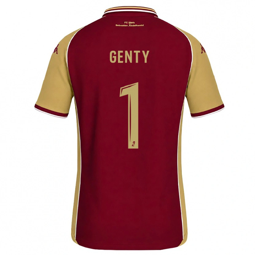 Danxen Kid Julie Genty #1 Goldenrod Dark Red Home Jersey 2026/27 T-Shirt