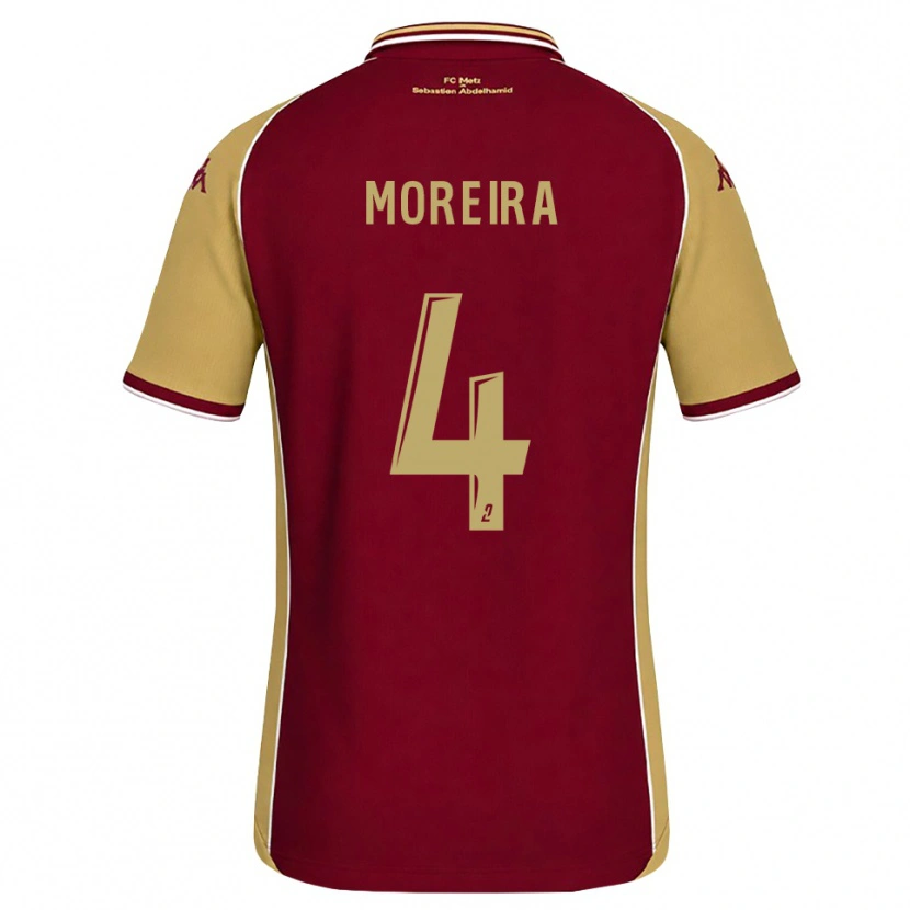 Danxen Kid Clara Moreira #4 Goldenrod Dark Red Home Jersey 2026/27 T-Shirt