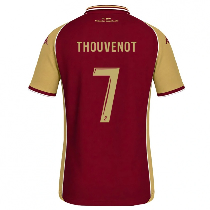Danxen Kid Jules Thouvenot #7 Goldenrod Dark Red Home Jersey 2026/27 T-Shirt