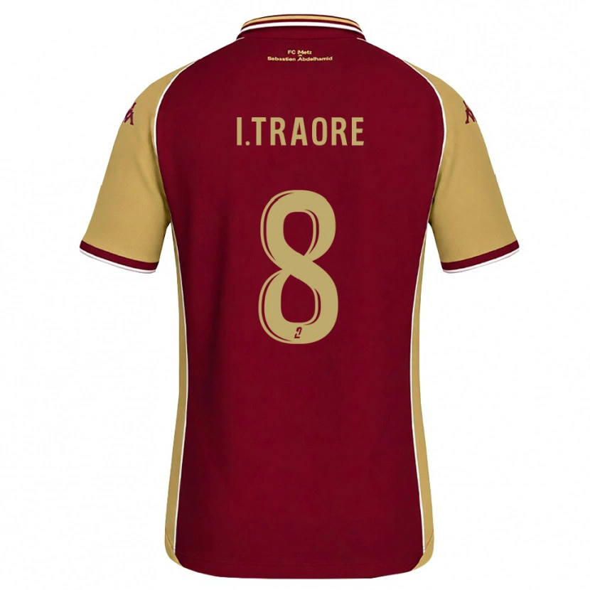 Danxen Kid Ismaël Traoré #8 Goldenrod Dark Red Home Jersey 2026/27 T-Shirt