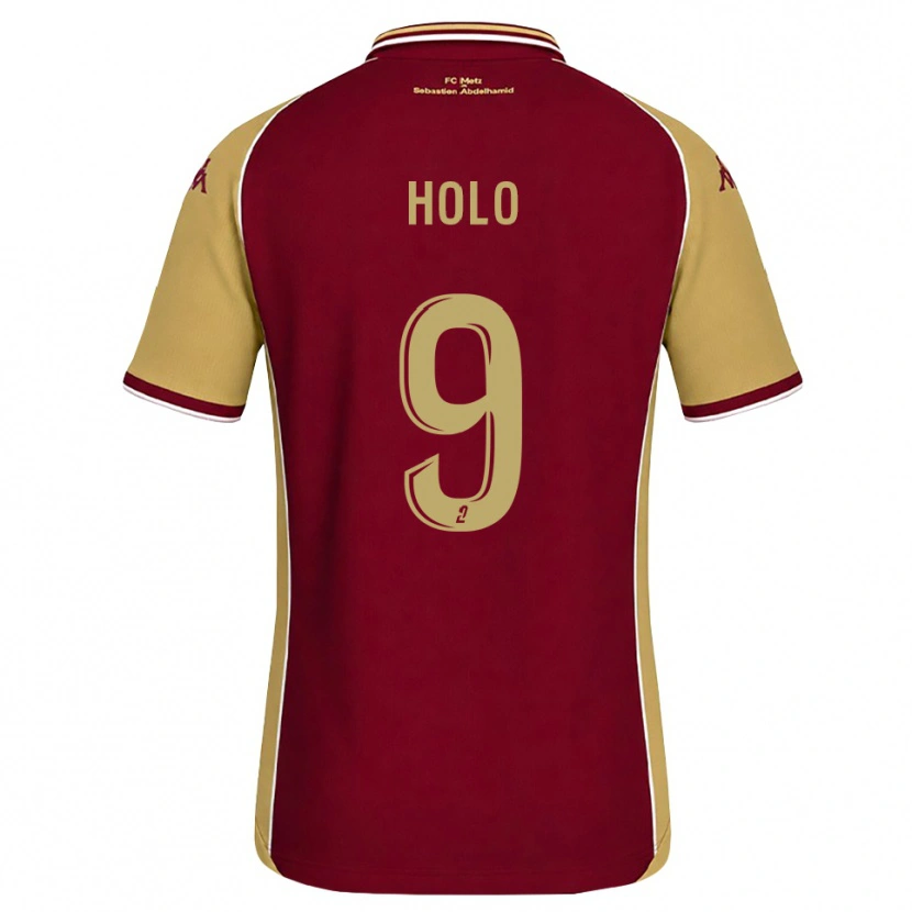 Danxen Kid Mathis Holo #9 Goldenrod Dark Red Home Jersey 2026/27 T-Shirt