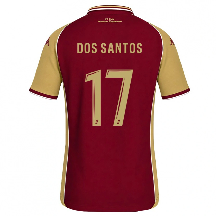 Danxen Kid Tahirys Dos Santos #17 Goldenrod Dark Red Home Jersey 2026/27 T-Shirt