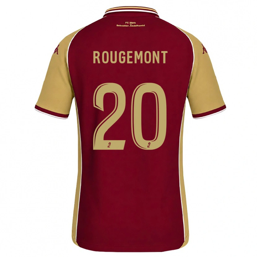Danxen Kid Justine Rougemont #20 Goldenrod Dark Red Home Jersey 2026/27 T-Shirt