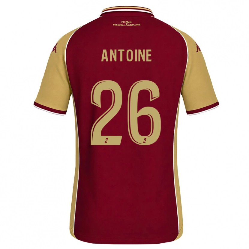 Danxen Kid Maud Antoine #26 Goldenrod Dark Red Home Jersey 2026/27 T-Shirt