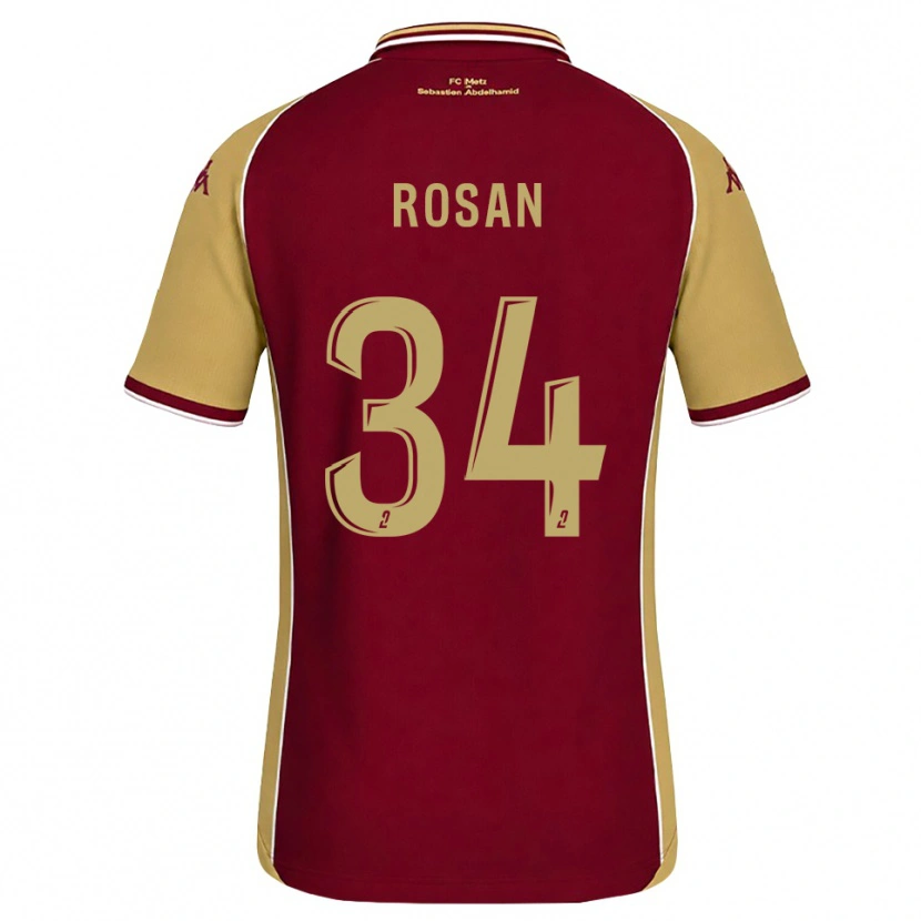 Danxen Kid Kaylia Rosan #34 Goldenrod Dark Red Home Jersey 2026/27 T-Shirt