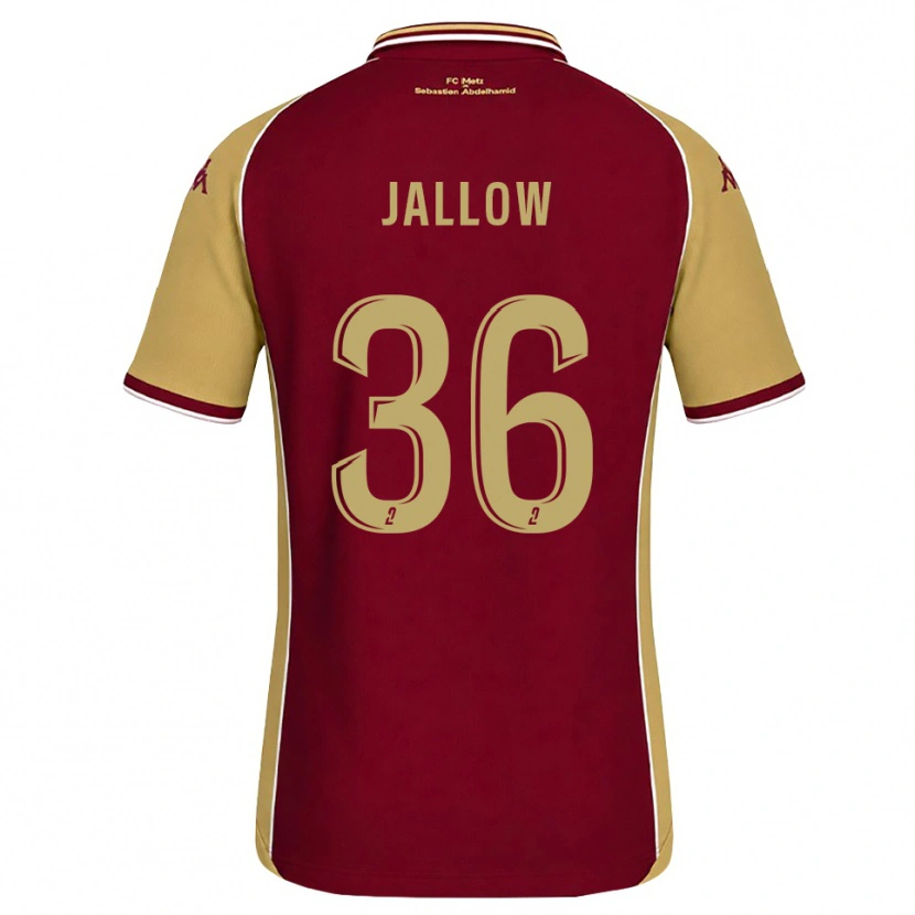Danxen Kid Ablie Jallow #36 Goldenrod Dark Red Home Jersey 2026/27 T-Shirt