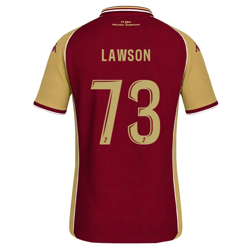 Danxen Kid Yannis Lawson #73 Goldenrod Dark Red Home Jersey 2026/27 T-Shirt