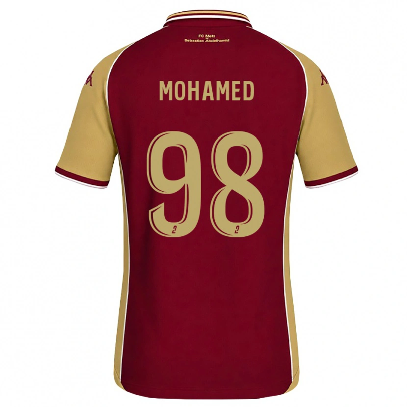 Danxen Kid Idris Mohamed #98 Goldenrod Dark Red Home Jersey 2026/27 T-Shirt