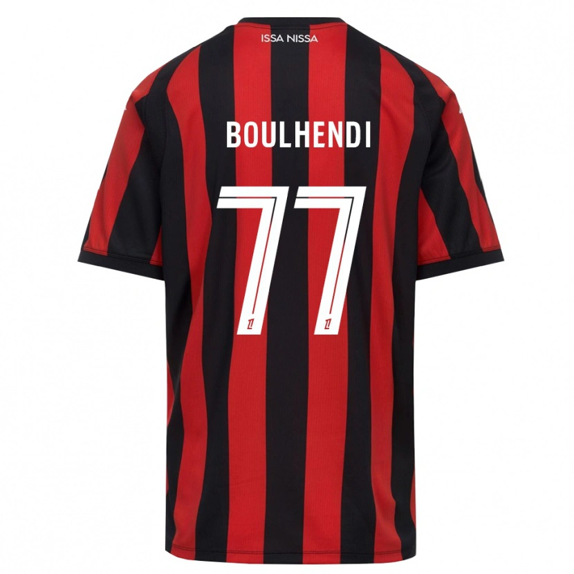 Danxen Kid Teddy Boulhendi #77 Red Black White Home Jersey 2026/27 T-Shirt