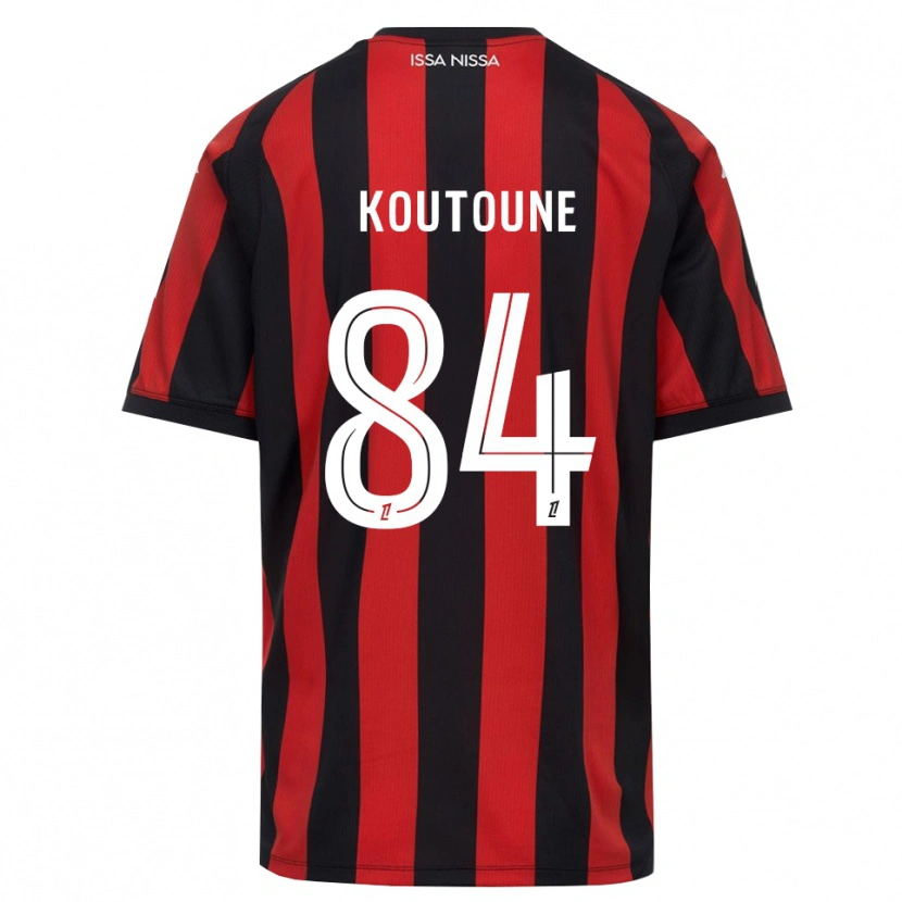 Danxen Kid Hamza Koutoune #84 Red Black White Home Jersey 2026/27 T-Shirt