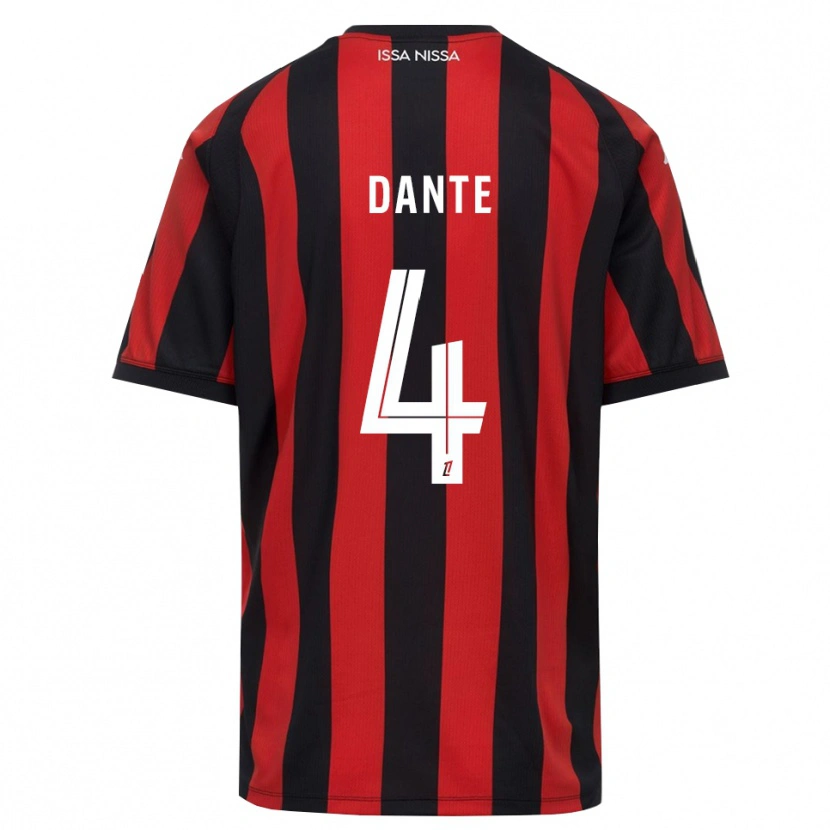 Danxen Kid Dante #4 Red Black White Home Jersey 2026/27 T-Shirt