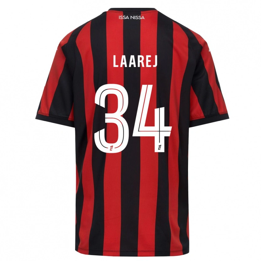 Danxen Kid Nassim Laarej #34 Red Black White Home Jersey 2026/27 T-Shirt