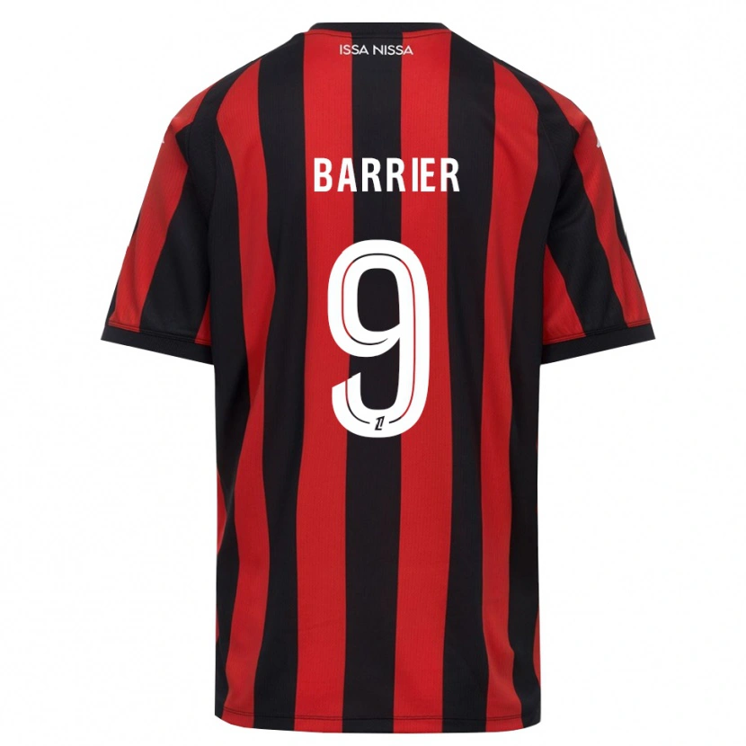 Danxen Kid Inès Barrier #9 Red Black White Home Jersey 2026/27 T-Shirt
