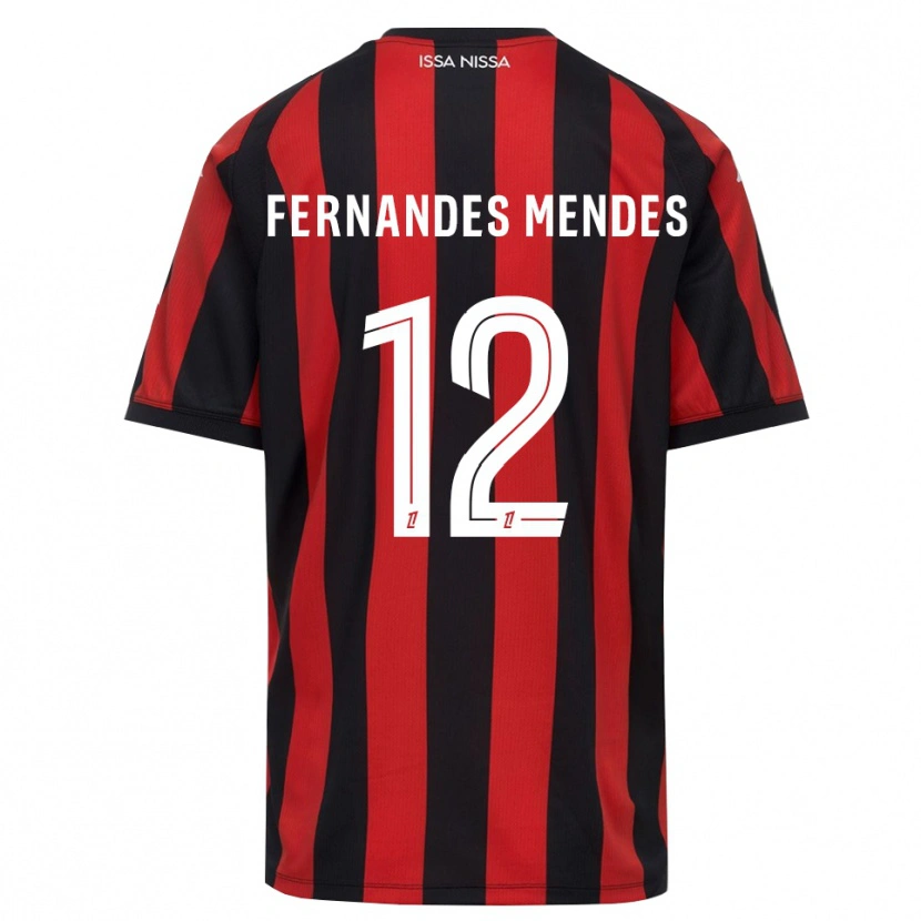 Danxen Kid Mathis Fernandes Mendes #12 Red Black White Home Jersey 2026/27 T-Shirt