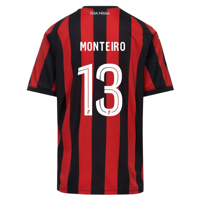 Danxen Kid Laurenzo Monteiro #13 Red Black White Home Jersey 2026/27 T-Shirt