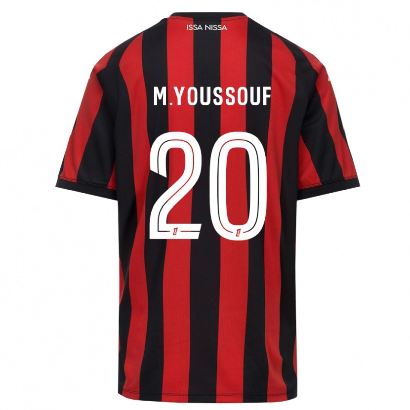 Danxen Kid Mousslim Youssouf #20 Red Black White Home Jersey 2026/27 T-Shirt
