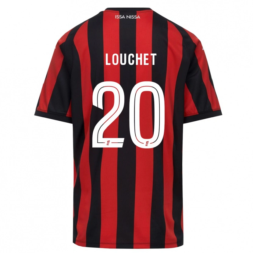Danxen Kid Tom Louchet #20 Red Black White Home Jersey 2026/27 T-Shirt