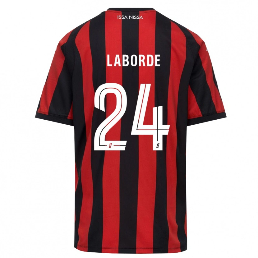 Danxen Kid Gaëtan Laborde #24 Red Black White Home Jersey 2026/27 T-Shirt