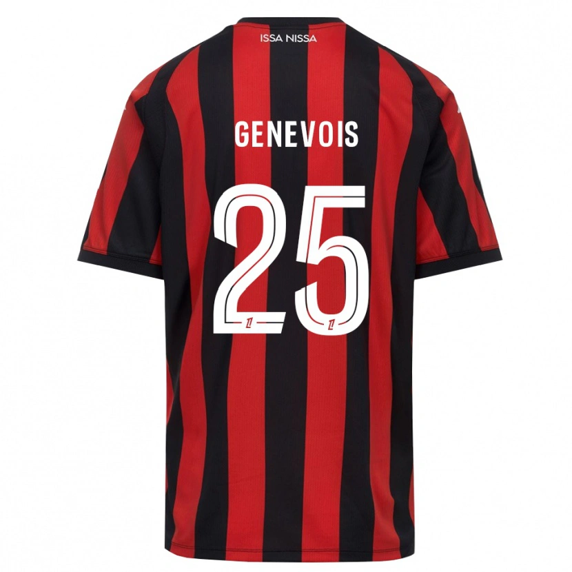 Danxen Kid Romain Genevois #25 Red Black White Home Jersey 2026/27 T-Shirt