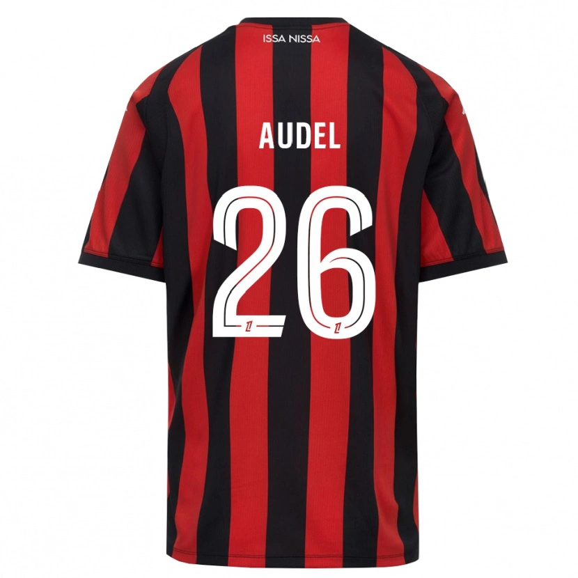 Danxen Kid Johan Audel #26 Red Black White Home Jersey 2026/27 T-Shirt