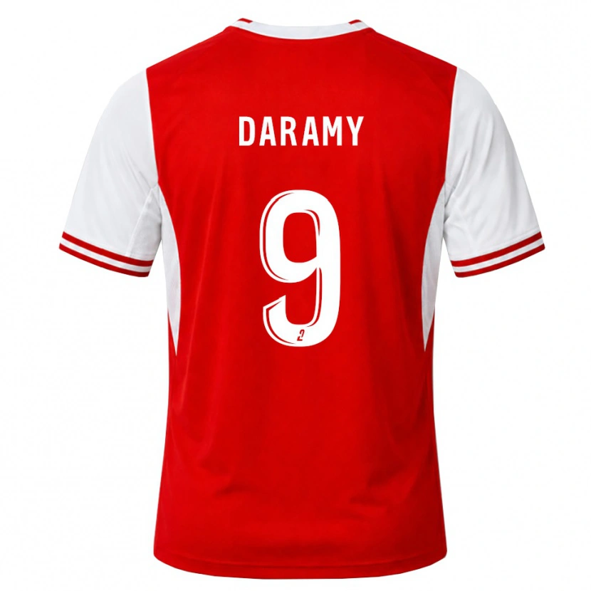 Danxen Kid Mohamed Daramy #9 Red White Home Jersey 2026/27 T-Shirt