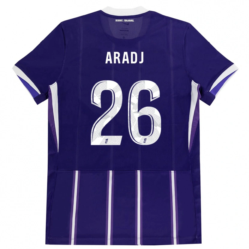 Danxen Kid Ylies Aradj #26 Purple White Home Jersey 2026/27 T-Shirt