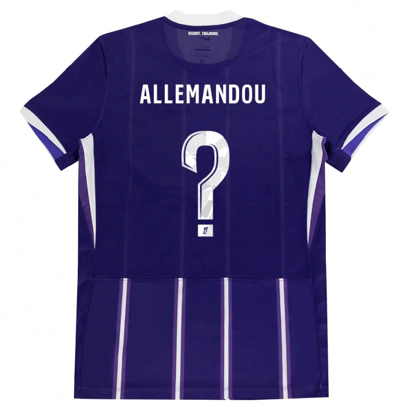 Danxen Kid Teddy Allemandou #0 Purple White Home Jersey 2026/27 T-Shirt