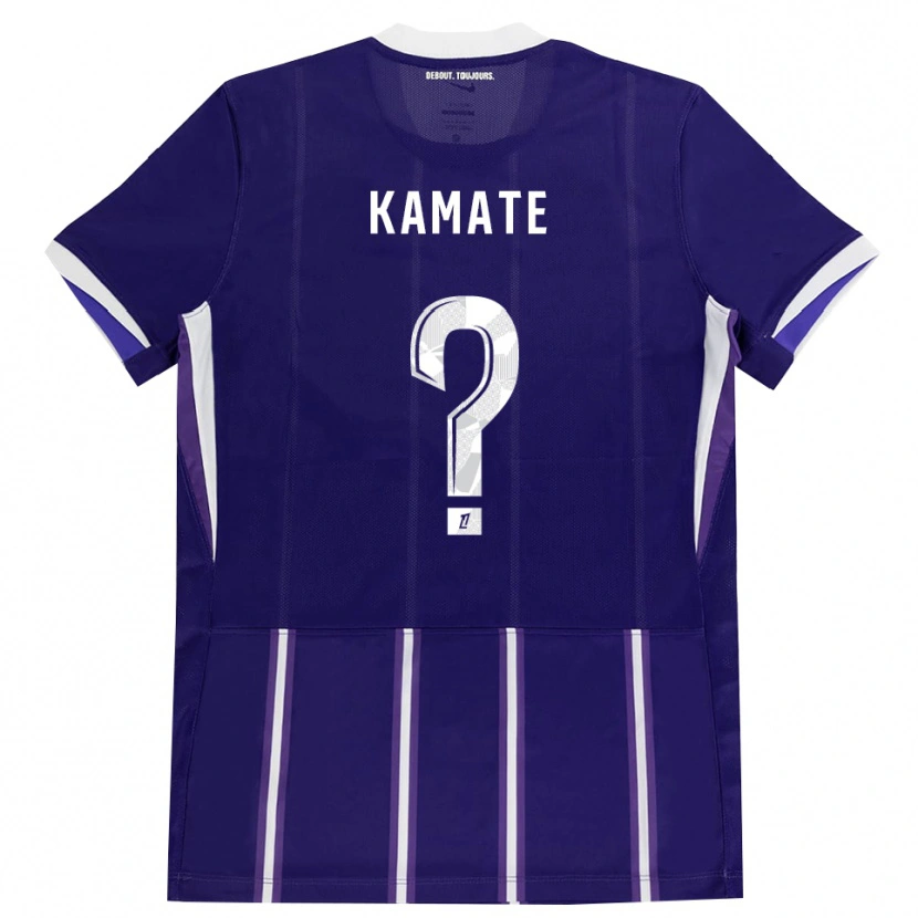 Danxen Kid Ali Kamate #0 Purple White Home Jersey 2026/27 T-Shirt