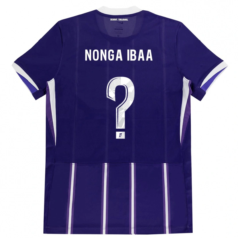 Danxen Kid Alou Nonga Ibaa #0 Purple White Home Jersey 2026/27 T-Shirt