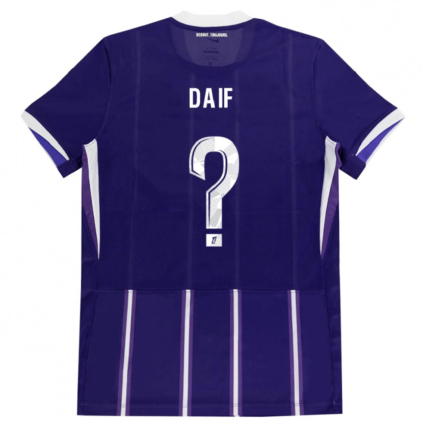 Danxen Kid Mouhamed Daif #0 Purple White Home Jersey 2026/27 T-Shirt