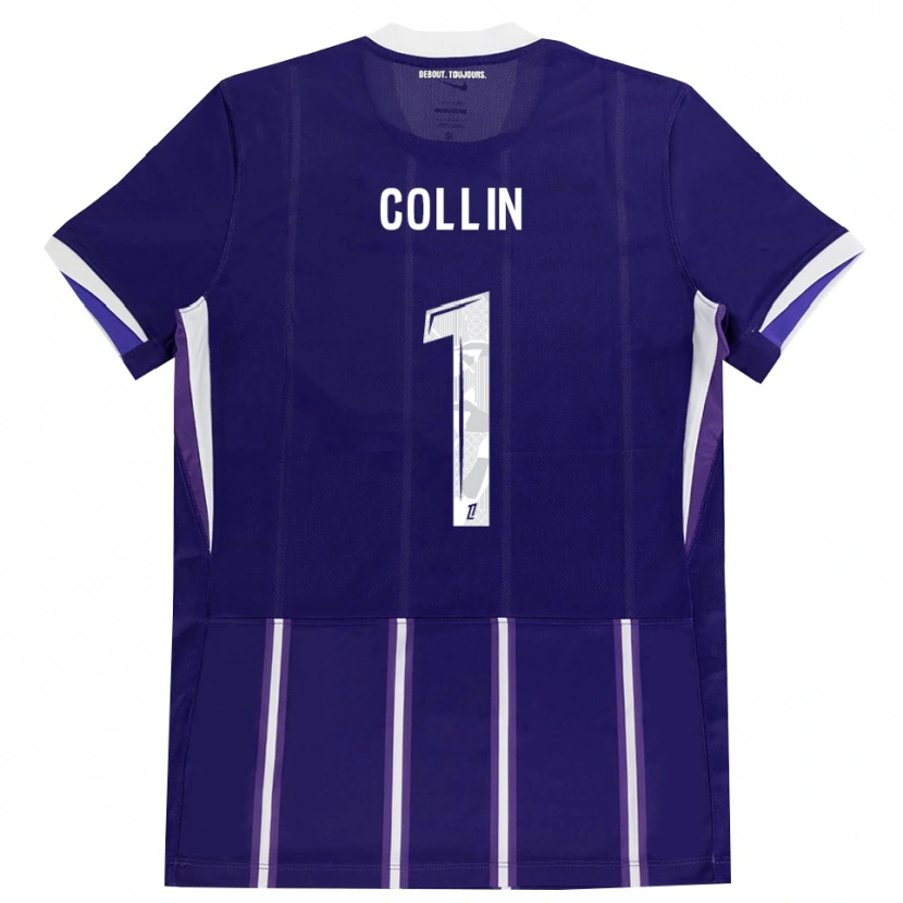 Danxen Kid Théo Collin #1 Purple White Home Jersey 2026/27 T-Shirt
