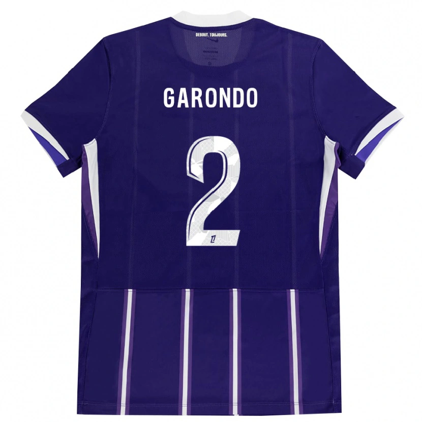 Danxen Kid Thibaud Garondo #2 Purple White Home Jersey 2026/27 T-Shirt