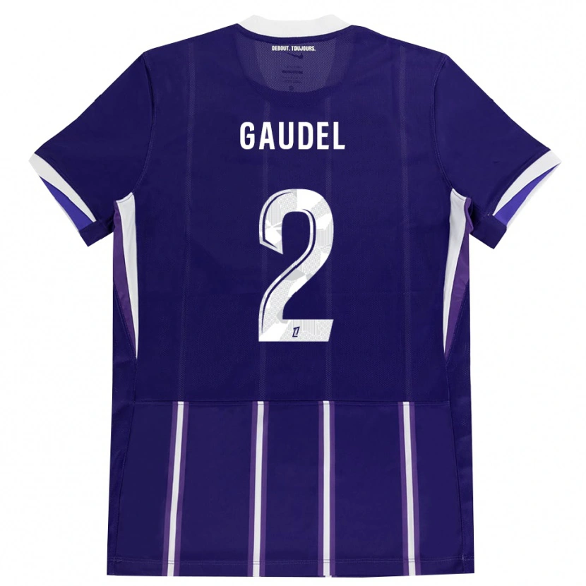 Danxen Kid Raphaël Gaudel #2 Purple White Home Jersey 2026/27 T-Shirt