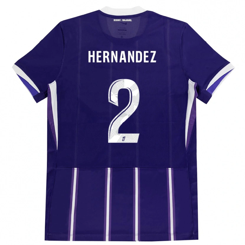 Danxen Kid Lucie Hernandez #2 Purple White Home Jersey 2026/27 T-Shirt