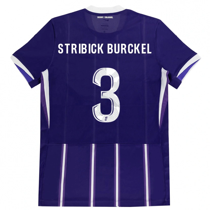 Danxen Kid Laetitia Stribick-Burckel #3 Purple White Home Jersey 2026/27 T-Shirt