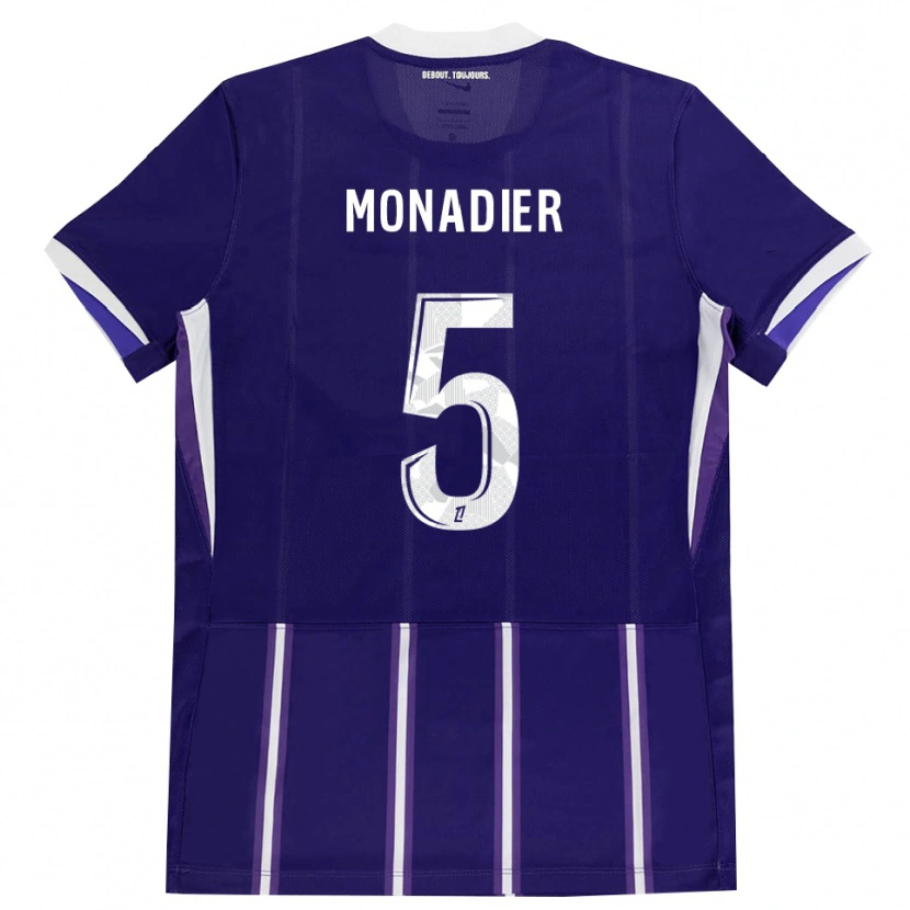 Danxen Kid Pauline Monadier #5 Purple White Home Jersey 2026/27 T-Shirt