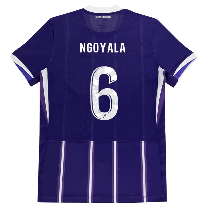 Danxen Kid Frédéric Efuele Ngoyala #6 Purple White Home Jersey 2026/27 T-Shirt