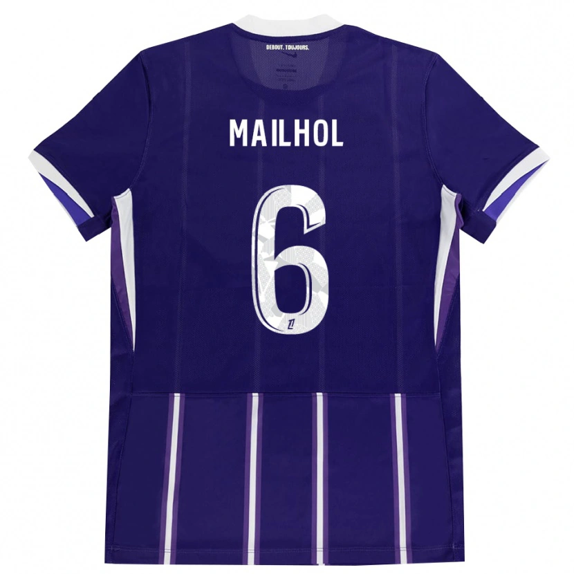 Danxen Kid Luca Mailhol #6 Purple White Home Jersey 2026/27 T-Shirt