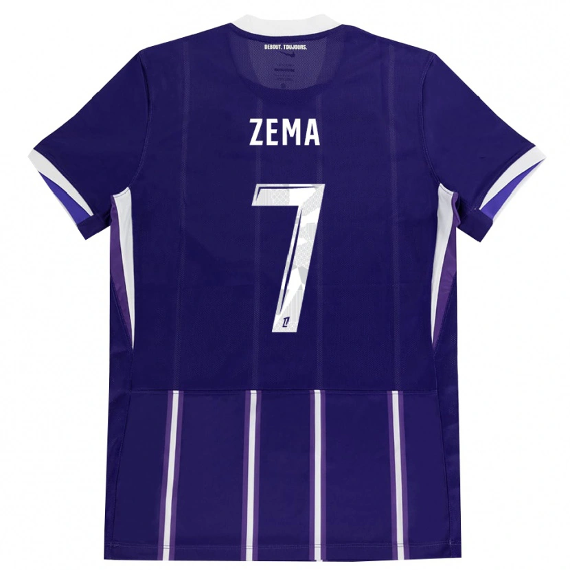 Danxen Kid Darris Zema #7 Purple White Home Jersey 2026/27 T-Shirt